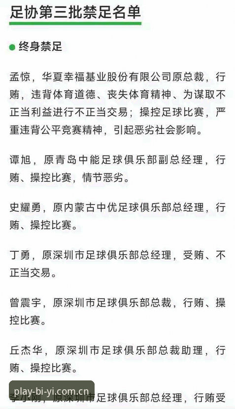 足协第三批禁足令解读教程：如何在必一体育官网追踪足球反腐动态